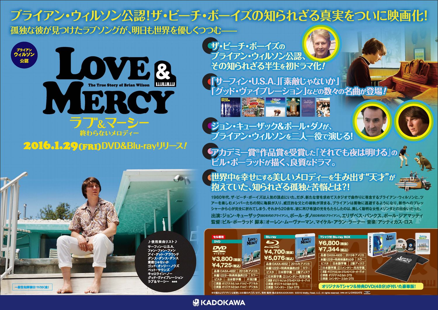 ラブ マーシー 終わらないメロディー Dvd Brian Wilson ブライアン ウィルソン Old Rock ディスクユニオン オンラインショップ Diskunion Net