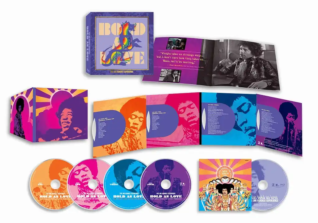 ジミヘンドリックスステージ4枚組み ボールド・アズ・ラヴ（デラックス 4CD+Blu-ray Audio） / BOLD AS
