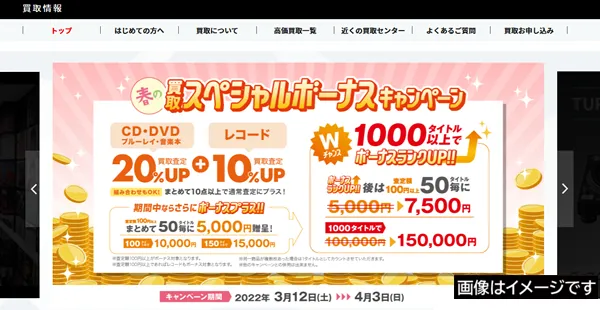 買取UPキャンペーン情報